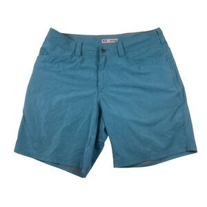 5.11 Tactical Mens 34 Teal Blue Performance Shorts 73343-817 Stretch Hiking EDC